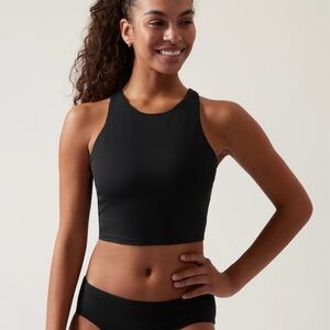 Athleta Conscious Crop swim top size Medium
